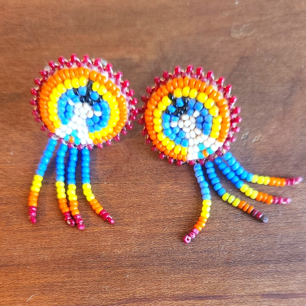 Beaded Earrings Native American Jewelry Southwest